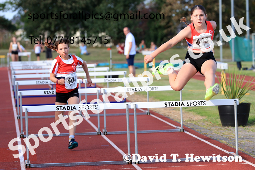 Hurdles, 2025 NEGP No 6 Monkton, Wednesday, August 13th.  Photo: David T. Hewitson/Sports for All Pics